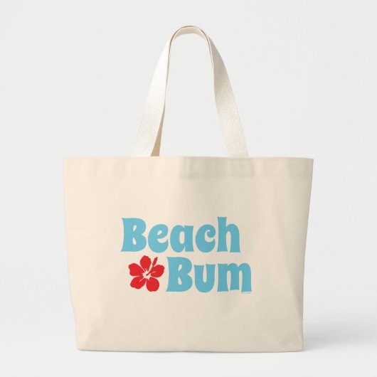 Beach Bum Grote Tote Bag (Voorkant)