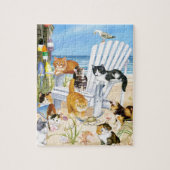 Beach Bum Kittens Puzzle Legpuzzel (Verticaal)