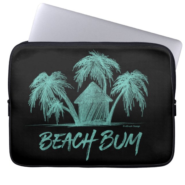 Beach Bum Laptop Sleeve (Voorkant)
