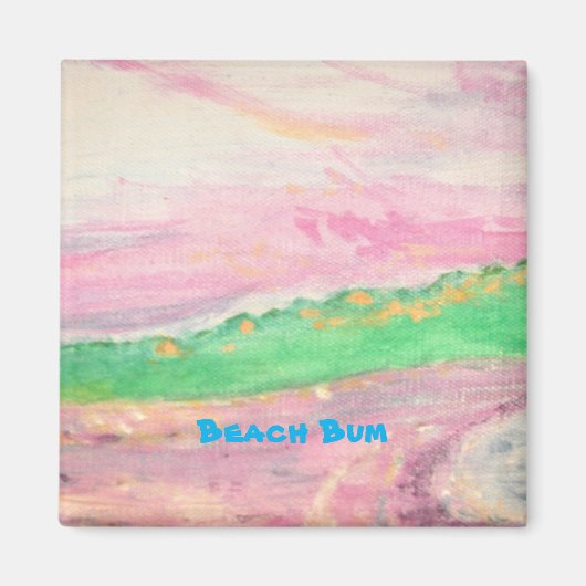 Beach Bum Magneet (Voorkant)
