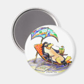 Beach Bum Magneet (Voorkant / Achterkant)