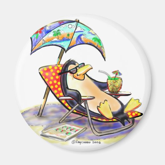 Beach Bum Magneet (Voorkant)