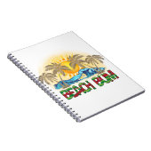 Beach Bum | Ocean Waves | Tropisch Notitieboek (Rechterzijde)
