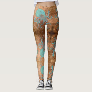 Beach Bum Octopus! Leggings