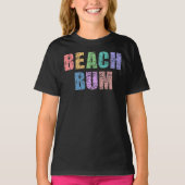 BEACH BUM-Retro  Distress Beach Bum T-shirt (Voorkant)