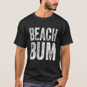 Beach Bum Retro Vacation Beach T-shirt (Voorkant)
