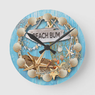 Beach Bum Ronde Klok