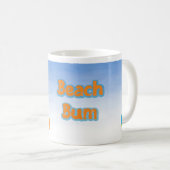 Beach Bum Seashore Scene Koffiemok (Voorkant rechts)