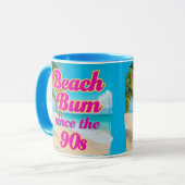 Beach Bum sinds de jaren 90 Mok (Voorkant links)