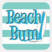 Beach Bum Sticker (Voorkant)