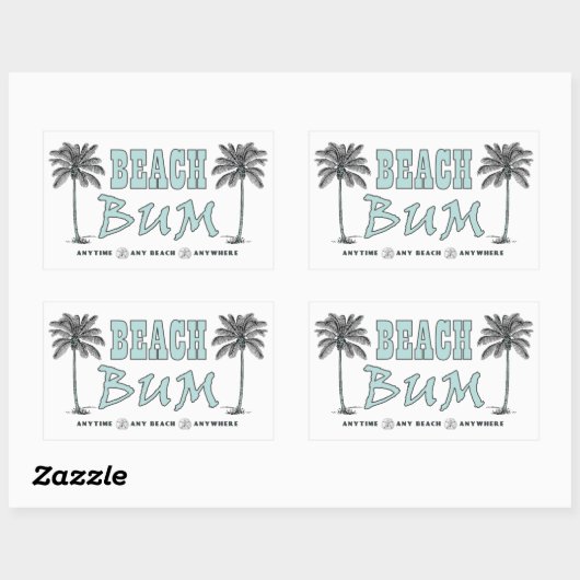 Beach Bum Stickers (Vel)