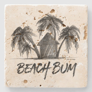 Beach Bum Stone Onderzetter