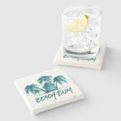Beach Bum Stone Onderzetter (Zijkant)