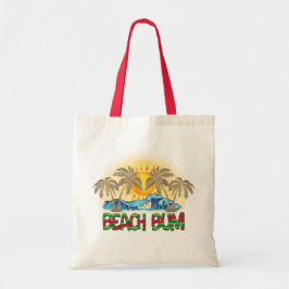 Beach Bum Summer Canvas tas