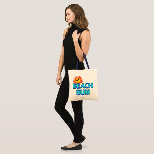Beach Bum Sunshine Gezegde Canvas Tas (Voorkant (model))