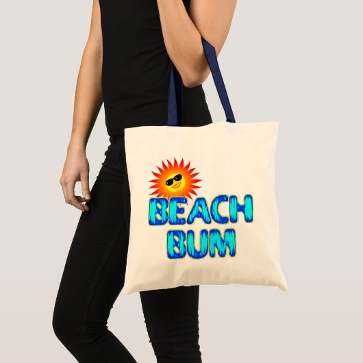 Beach Bum Sunshine Gezegde Canvas Tas (Voorkant (product))