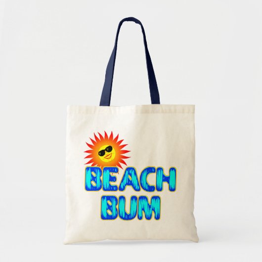 Beach Bum Sunshine Gezegde Canvas Tas (Voorkant)