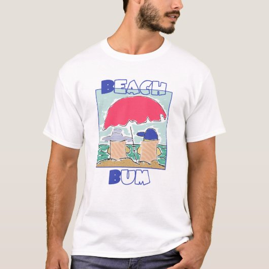 Beach Bum T-shirt (Voorkant)