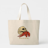 Beach Bum Tote Grote Tote Bag (Achterkant)