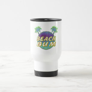 Beach Bum Travel Mug Reisbeker