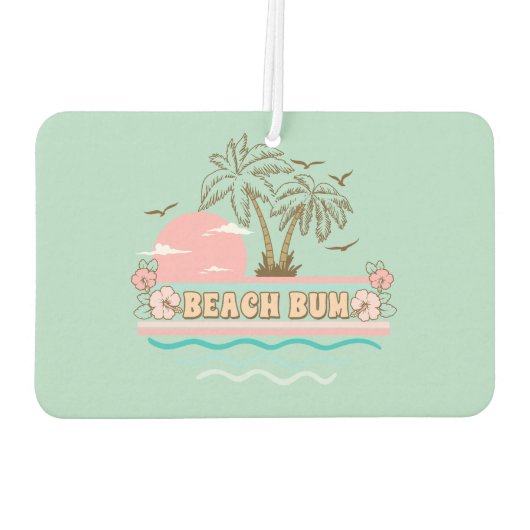 Beach Bum Tropical Summer Fun Luchtverfrisser (Achterkant)
