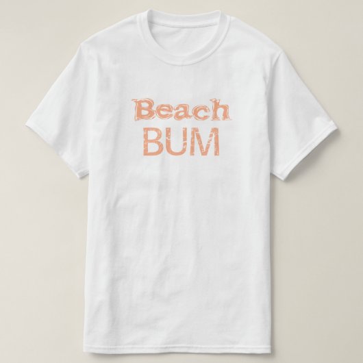 Beach Bum Unisex T-shirt (Design voorkant)