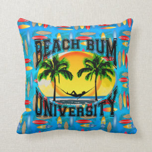 Beach Bum University Kussen