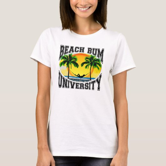 Beach Bum University T-shirt (Voorkant)