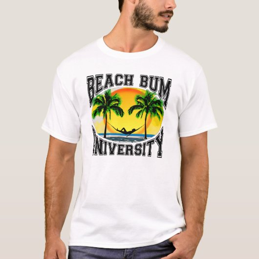 Beach Bum University T-shirt (Voorkant)