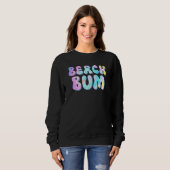 Beach Bum Vintage Trendy Trui (Voorkant volledig)