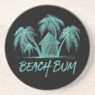 Beach Bum Zandsteen Onderzetter