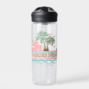 Beach Bum Zomer Fun Tropisch Strandleven Waterfles