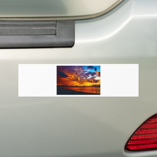 Beach Bumpersticker (Op auto)