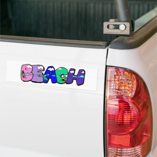 Beach Bumpersticker (Op Truck)