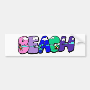 Beach Bumpersticker