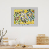 Beach Bums Buns Custom Poster Print (Keuken)