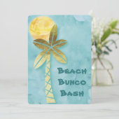 Beach Bunco Bash Kaart (Staand voorkant)