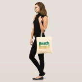 BEACH BUND GEZEGDE GRAPHIC LETTER BAG TOTE BAG (Voorkant (model))