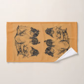 Beach Bunnies Bad Handdoek (Handdoek)