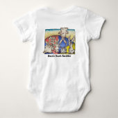 Beach Bunnies Earobics Cartoon Baby Romper (Achterkant)