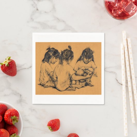 Beach Bunnies Servet (Insitu)