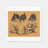 Beach Bunnies Servet (Voorkant)