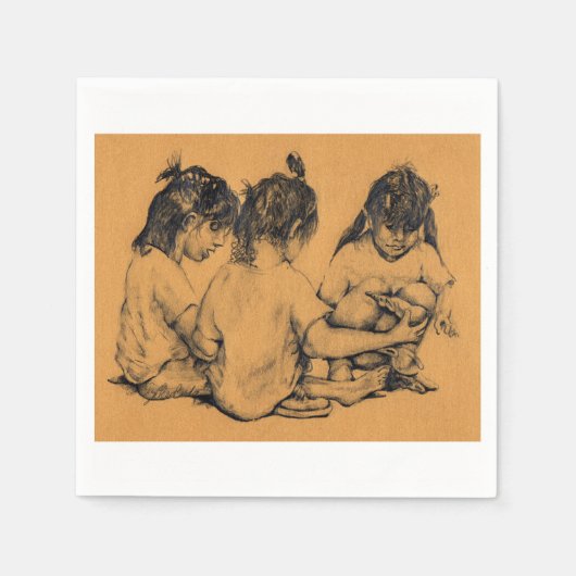 Beach Bunnies Servet (Voorkant)