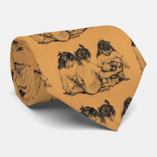 Beach Bunnies Stropdas (Opgerold)