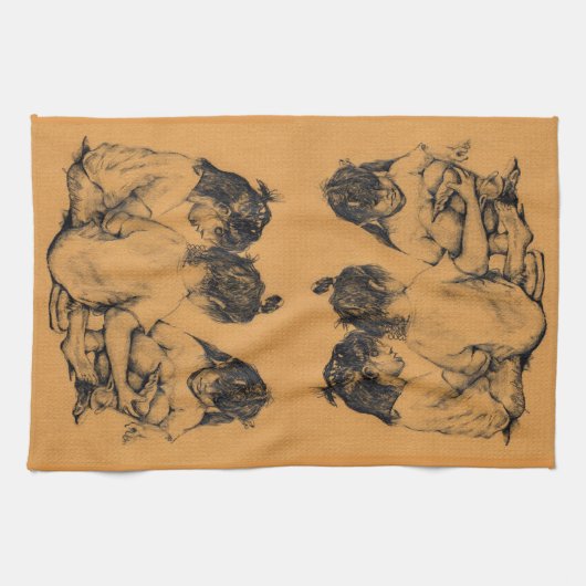 Beach Bunnies Theedoek (Horizontaal)