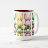 Beach Bunny Baby Tweekleurige Koffiemok (Voorkant rechts)