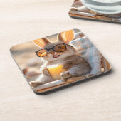 Beach-Bunny Bier Onderzetter (Linkerzijde)