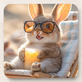 Beach-Bunny Bier Onderzetter