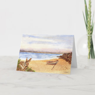 "Beach Bunny"-kaart Kaart