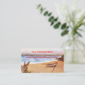 "Beach Bunny"-profielkaart Visitekaartje (Staand voorkant)